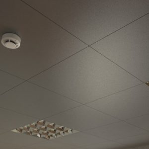 Потолок кассетный Cesal А03 Черный Жемчуг 300x300 мм