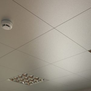 Потолок кассетный Cesal С02 Металлик Серебристый 300x300 мм