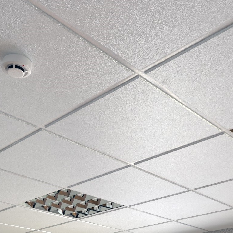 Потолок кассетный Cesal Tegular K45 B29 Шелк Белый 595х595 мм Потолок кассетный Cesal Tegular K45 B29 Шелк Белый 595х595 мм