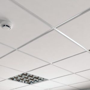 Потолок кассетный Cesal Tegular K90 3306 Белый Матовый Profi 595х595 мм