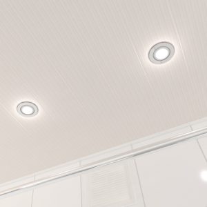 Потолок реечный Cesal 210 Бежевый штрих 150х3000 мм