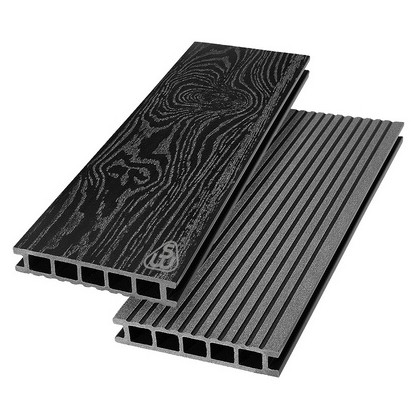 Террасная доска из ДПК Savewood Ornus Тангенциальный распил Черный 6000х144х25 мм Террасная доска из ДПК Savewood Ornus Тангенциальный распил Черный 6000х144х25 мм