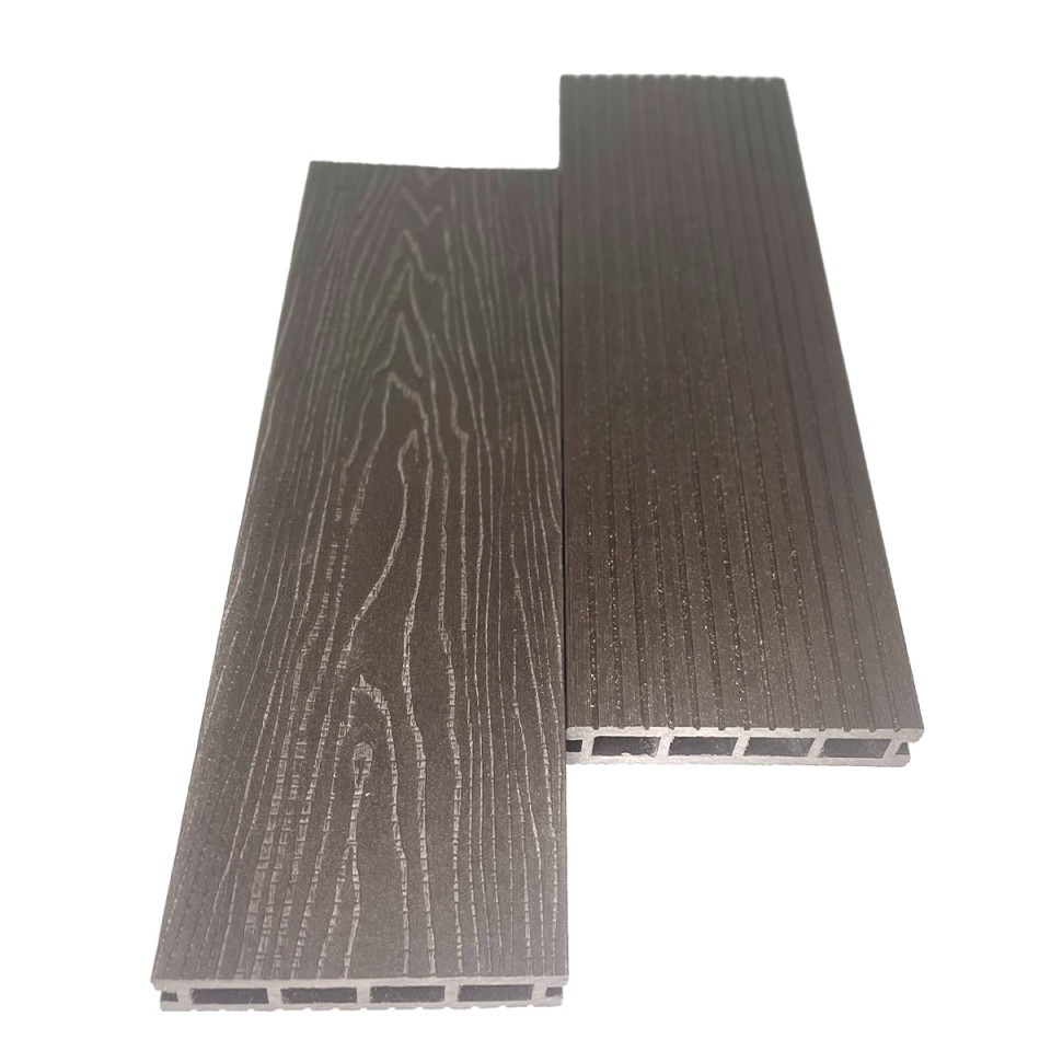 Террасная доска из ДПК Altay Decking Венге 4000х150х24 мм Террасная доска из ДПК Altay Decking Венге 4000х150х24 мм — изображение 2