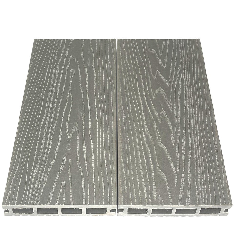 Террасная доска из ДПК Altay Decking Серый 2000х150х24 мм Террасная доска из ДПК Altay Decking Серый 2000х150х24 мм — изображение 3