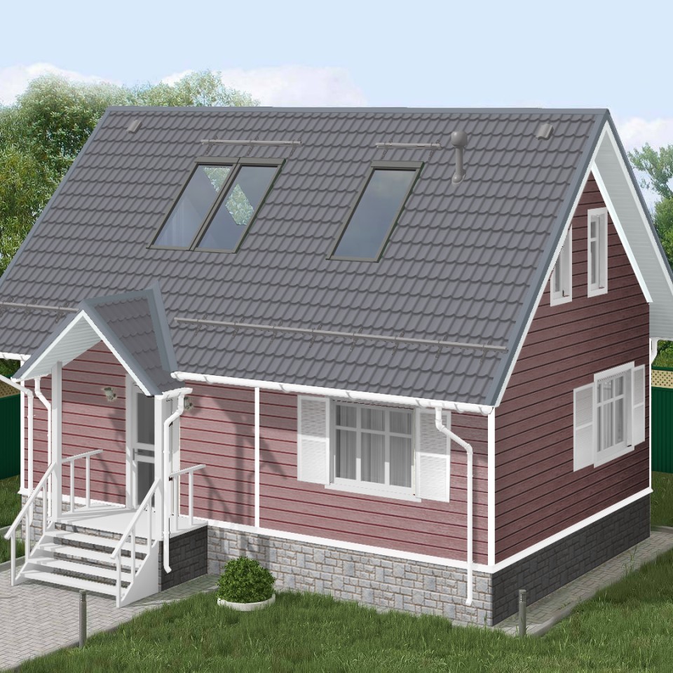 Сайдинг виниловый Grand Line Natural-Брус D7 Рябина 3000х182 мм Сайдинг виниловый Grand Line Natural-Брус D7 Рябина 3000х182 мм — изображение 2