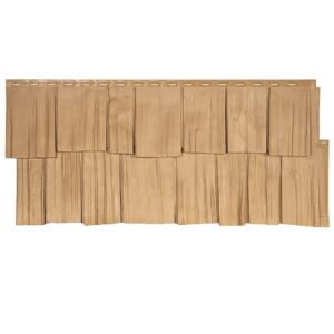 Фасадная панель T-Siding Щепа Дуб Эко-1 Крем 950х440 мм