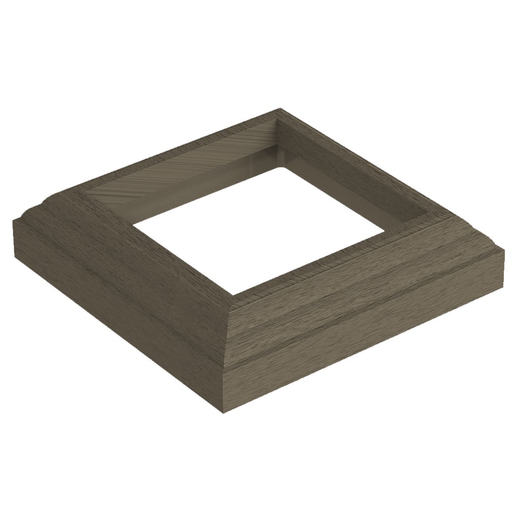Крышка нижняя из ДПК Woodvex Select Кофе 150х150 мм Крышка нижняя из ДПК Woodvex Select Кофе 150х150 мм