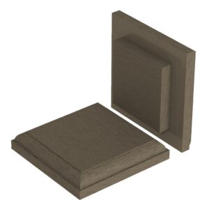 Крышка верхняя из ДПК Woodvex Select Кофе 122х122 мм