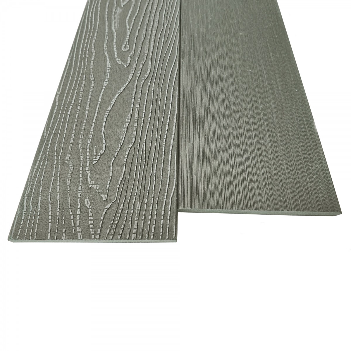 Заборная доска из ДПК Altay Decking Серый 4000х130х12 мм Заборная доска из ДПК Altay Decking Серый 4000х130х12 мм