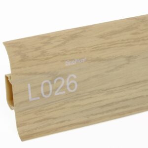 Плинтус напольный ПВХ Line Plast L026 Дуб Мокко 2200х58х22 мм