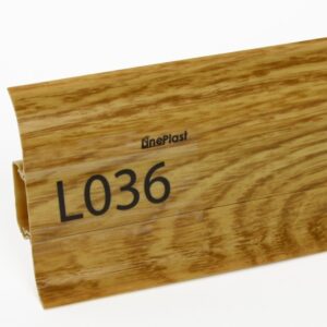 Плинтус напольный ПВХ Line Plast L036 Дуб Магнатский 2200х58х22 мм