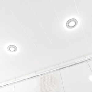 Потолок реечный Cesal 3306 Белый матовый Profi 100х4000х0,3 мм