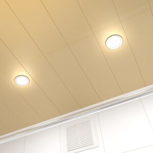 Потолок реечный Cesal 010B Золотистый жемчуг Standart 150х3000х0,55 мм