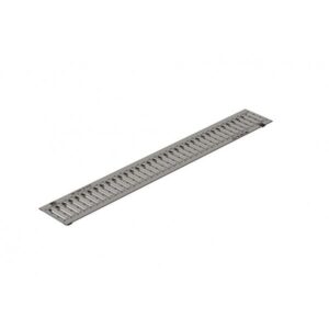 Решетка штампованная нержавеющая Drenline DN100 A15 31042А 1000х135х22 мм