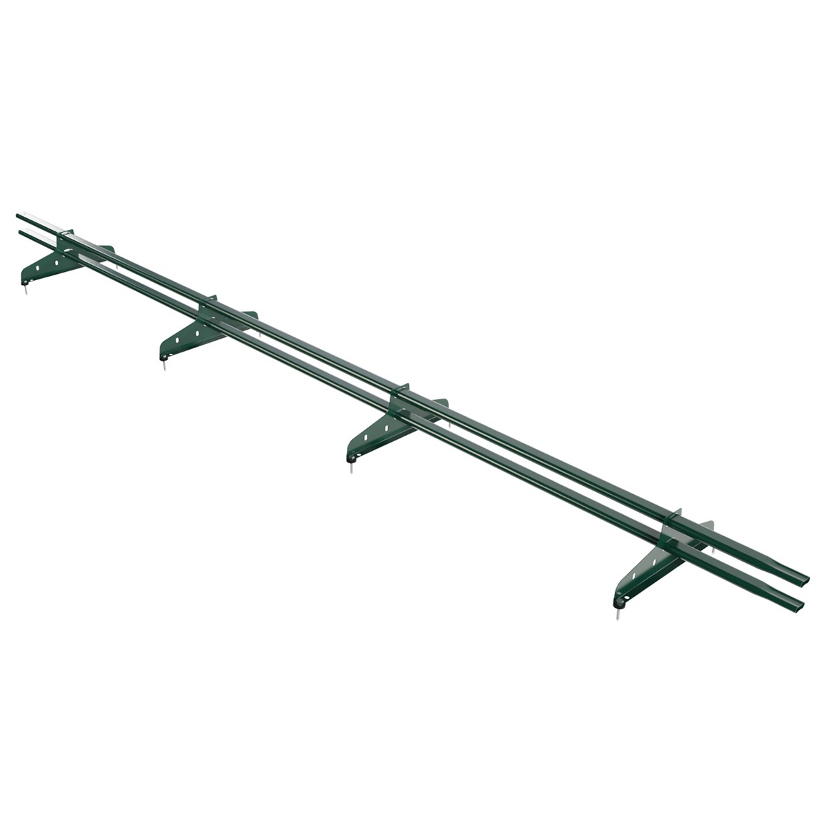 Снегозадержатель трубчатый овальный New Line RAL 6005 Зеленый мох 3 м Снегозадержатель трубчатый овальный New Line RAL 6005 Зеленый мох 3 м