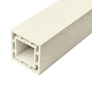 Столб из ДПК Faynag Wood Слоновая кость 1000х100х100 мм