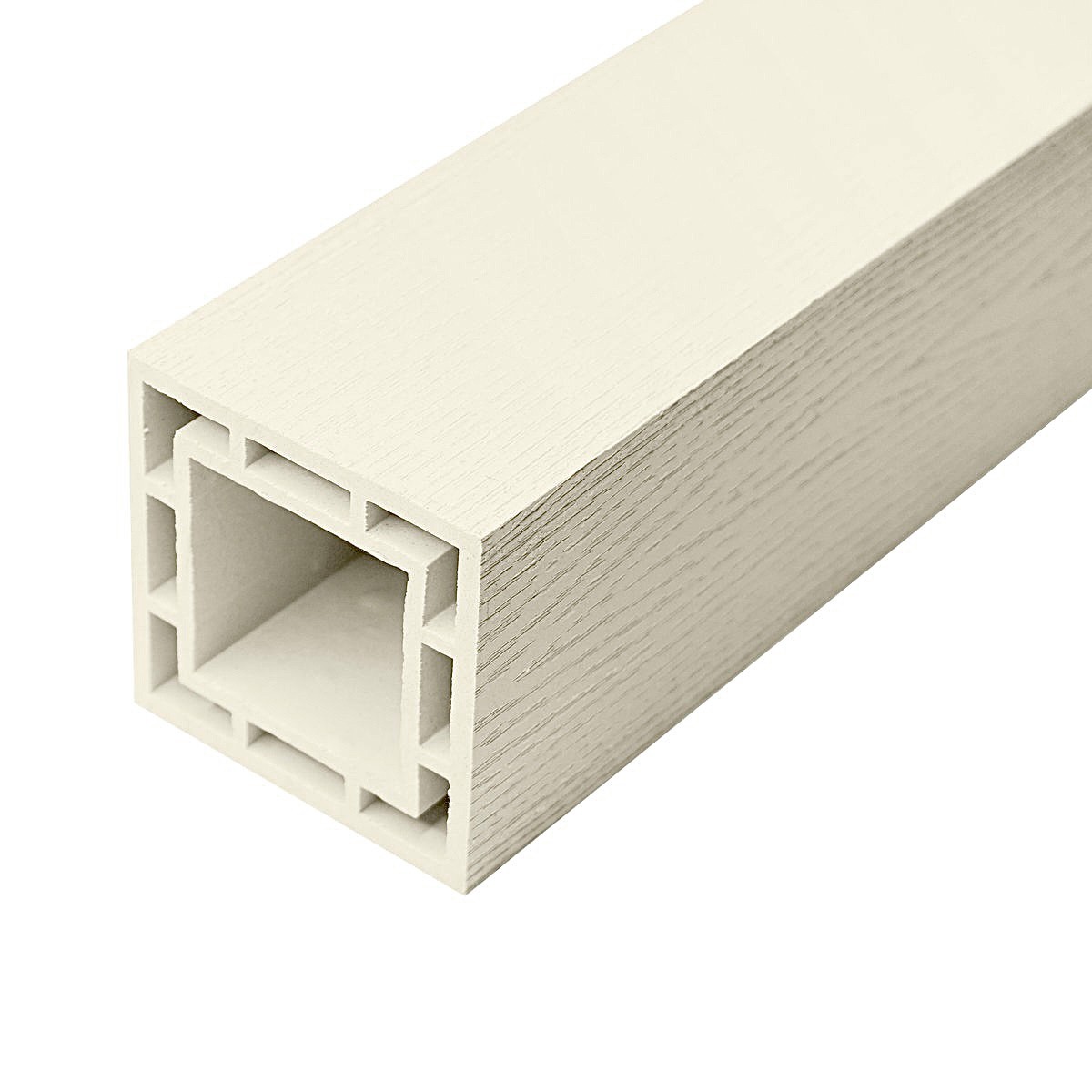 Столб из ДПК Faynag Wood Слоновая кость 3000х100х100 мм Столб из ДПК Faynag Wood Слоновая кость 3000х100х100 мм