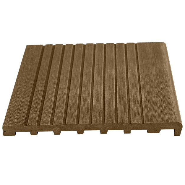 Ступень из ДПК полнотелая RusDecking UnoDeck Scala Орех 3000х345х23 мм Ступень из ДПК полнотелая RusDecking UnoDeck Scala Орех 3000х345х23 мм