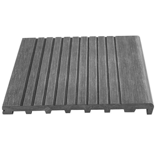 Ступень из ДПК полнотелая RusDecking UnoDeck Scala Серая 4000х345х23 мм Ступень из ДПК полнотелая RusDecking UnoDeck Scala Серая 4000х345х23 мм