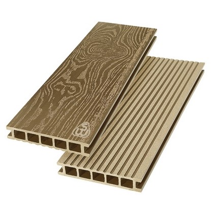 Террасная доска из ДПК Savewood Ornus Тангенциальный распил Тик 4000х144х25 мм Террасная доска из ДПК Savewood Ornus Тангенциальный распил Тик 4000х144х25 мм